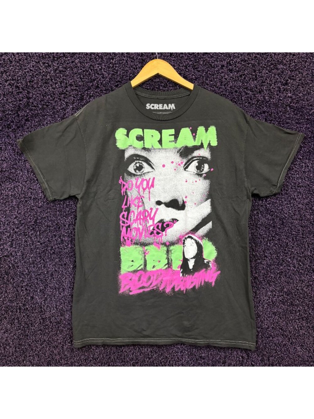 Bloody Disgusting x Scream Double Sided T-Shirt Size Large